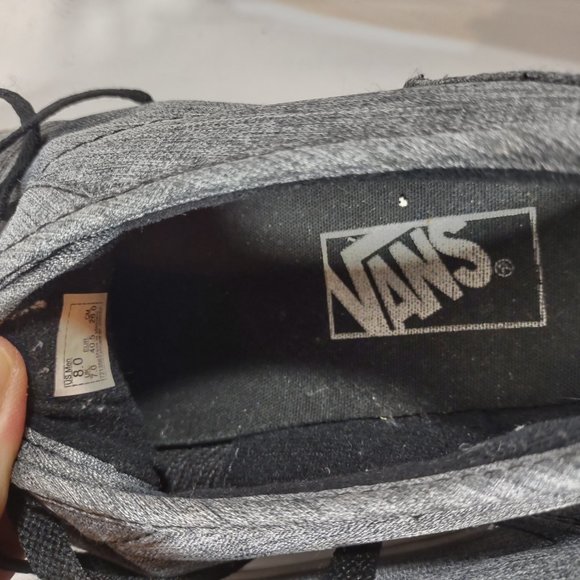 VANS Atwood Rock Textile Black and White Sneakers Men's size 8 - Picture 6 of 8